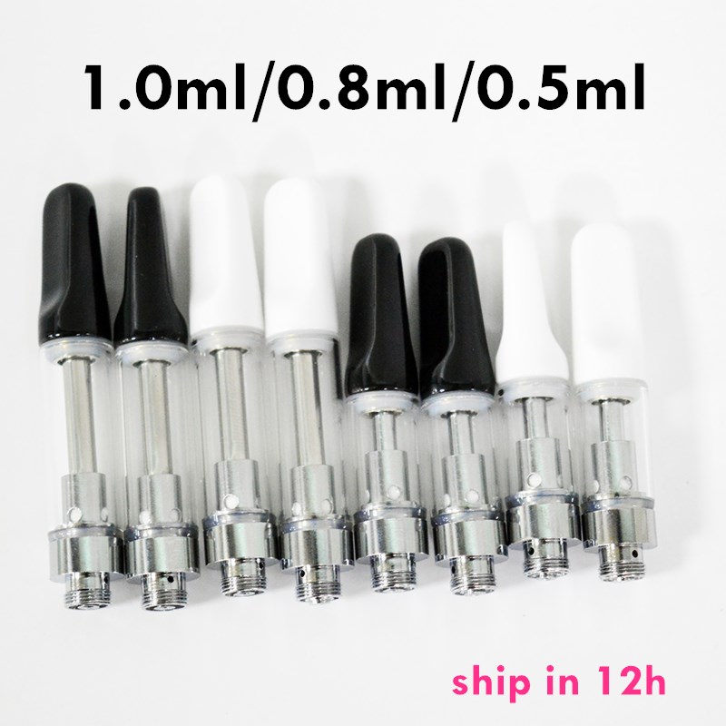 Vape Cartridges TH205 1ml 0.8ml 0.5ml Empty Ceramic Coil Vape Cartridge Thick Oil Ceramic Mouthpiece Glass Tanks Vape Pen Atomizers 510 Cart
Vape Cartridges TH205 1ml 0.8ml 0.5ml Empty Ceramic Coil Vape Cartridge Thick Oil Ceramic Mouthpiece Glass Tanks Vape Pen Atomizers 510 Cart