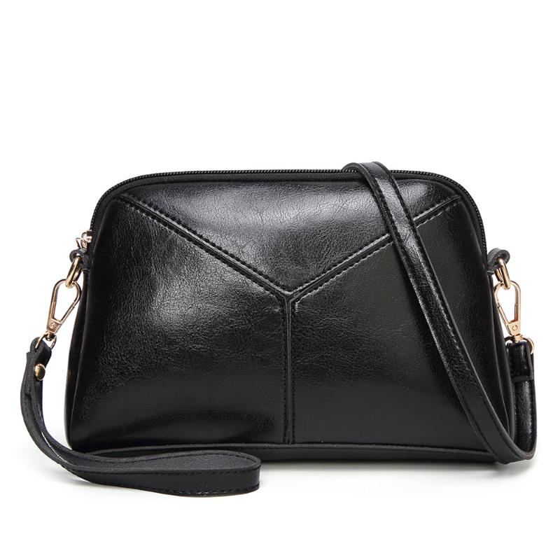 New pu material female bag shoulder bag retro trend fashion female shoulder, Black
New pu material female bag shoulder bag retro trend fashion female shoulder, Black