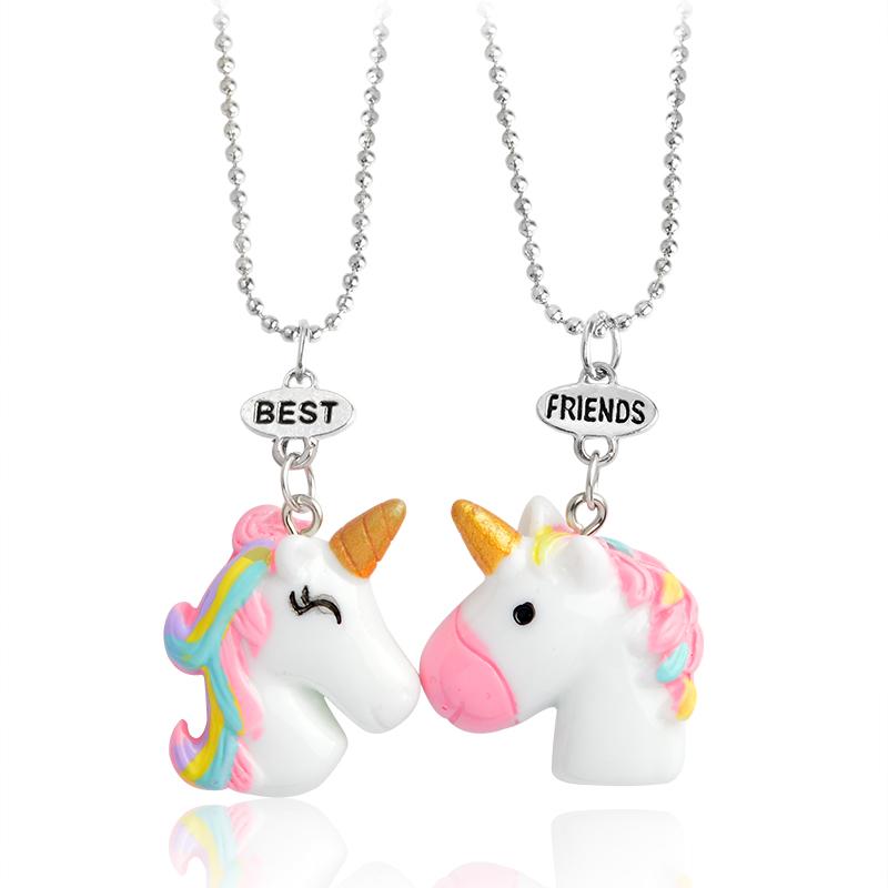 2pcs/set Horse Pendant Necklace Best Friends Animal Necklace Keychain Keyring Key chains for Friends BFF Jewelry Gift for Kids
2pcs/set Horse Pendant Necklace Best Friends Animal Necklace Keychain Keyring Key chains for Friends BFF Jewelry Gift for Kids