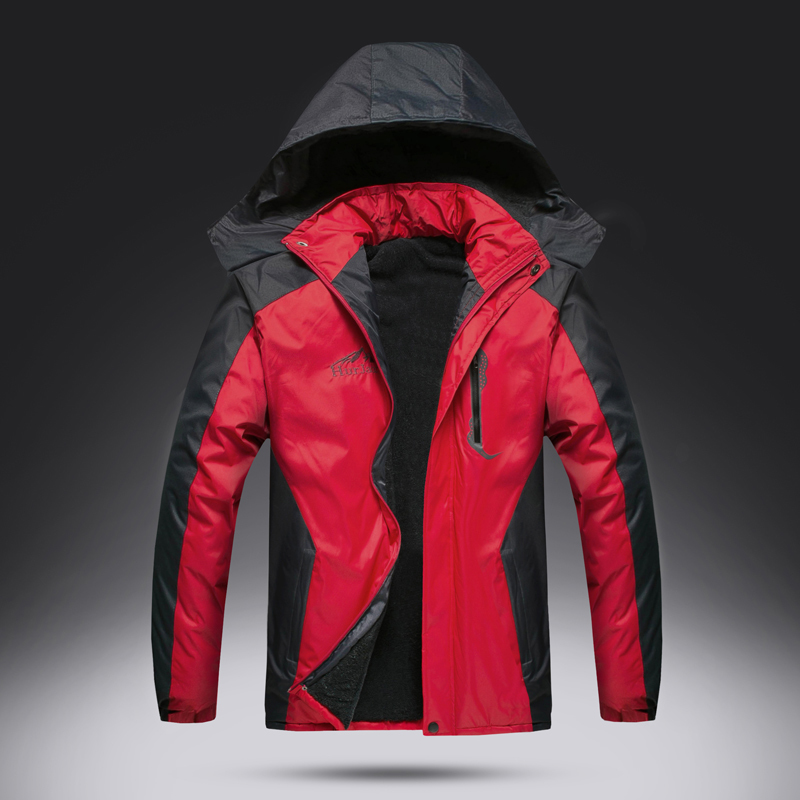 Outdoor Sports Hoodie Jacket Contrast Mens Women Heated Outdoor Parka Coat Heating Hooded Jackets Warm Winter Thermal Jacket 201128