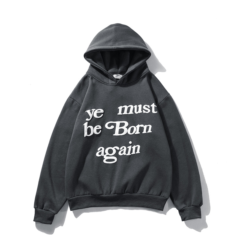 YE CPFM Men MUST BE Hoodie BORN AGAIN Letter Printed High Street Hip Hop Hoodies Color Hooded Sweatshirt Cheap Hoodie N8BF, Gray
YE CPFM Men MUST BE Hoodie BORN AGAIN Letter Printed High Street Hip Hop Hoodies Color Hooded Sweatshirt Cheap Hoodie N8BF, Gray