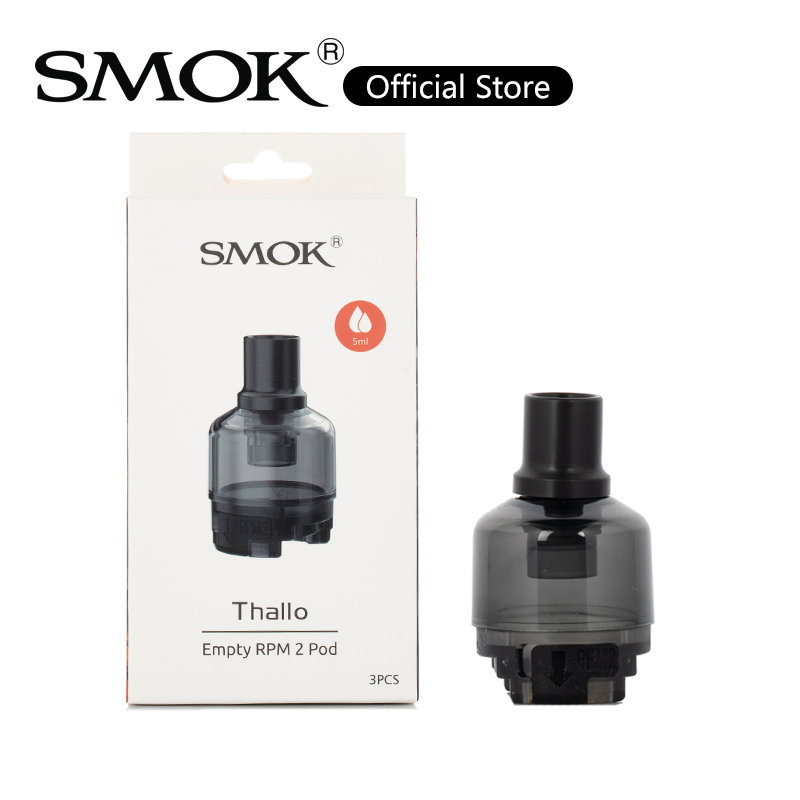 SMOK Thallo Empty RPM2 Pod 5ml Thallo S RPM Cartridge Replacement Tank For Thallo S Kit 100% Original
SMOK Thallo Empty RPM2 Pod 5ml Thallo S RPM Cartridge Replacement Tank For Thallo S Kit 100% Original
