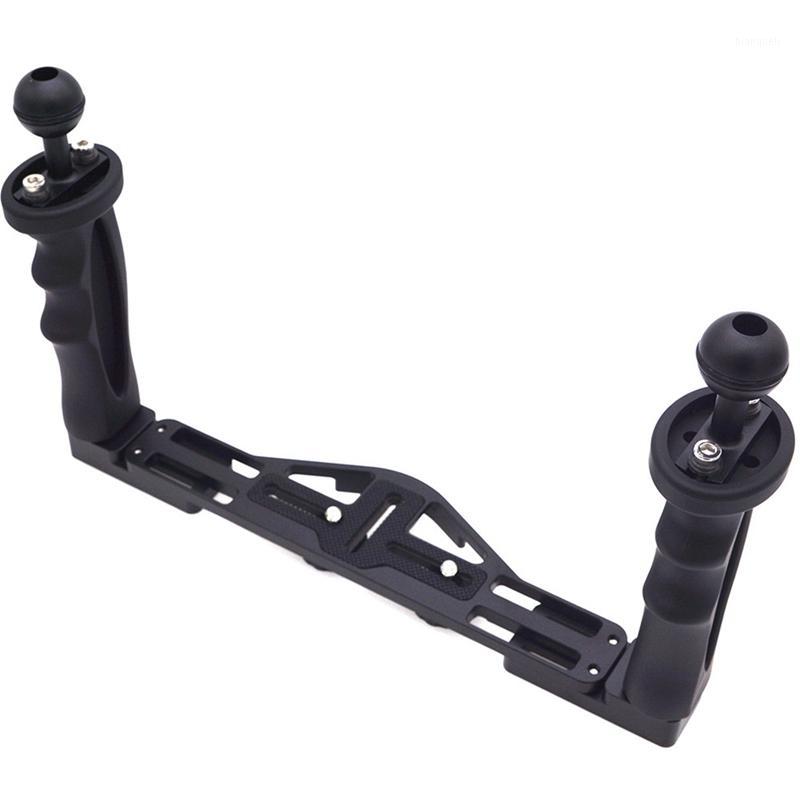Dual Handheld Stabilizer Diving Underwater Camera Housings Tray/Grip Waterproof With Double Handle For e Port Waterproof Case1
Dual Handheld Stabilizer Diving Underwater Camera Housings Tray/Grip Waterproof With Double Handle For e Port Waterproof Case1