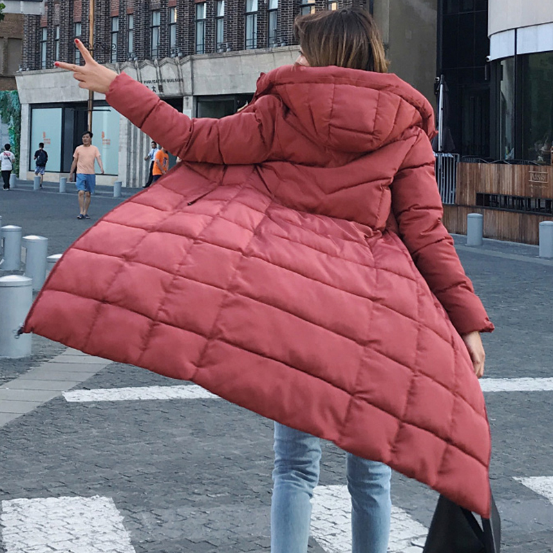 Stand Collar High Quality Warm Winter Jacket Women Outwear Winter Jackets Womens Female Snow Wear Coat Long Parka 201019