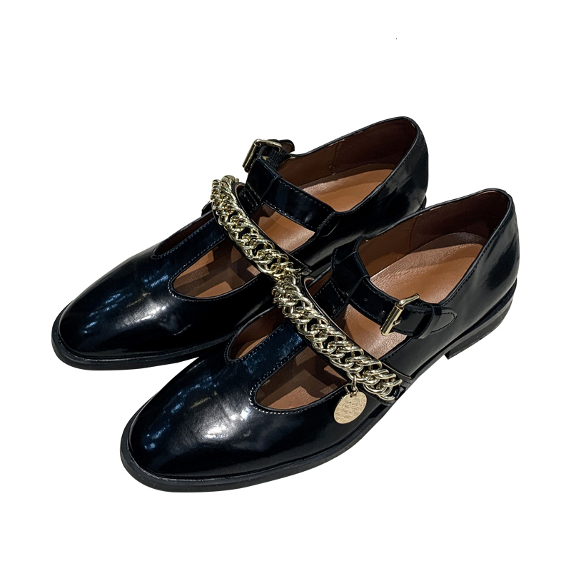 2021 New Spring Women Black Fashion Patent Mary Jane Metal Chain Flat Shoes Ladies 8ge8
2021 New Spring Women Black Fashion Patent Mary Jane Metal Chain Flat Shoes Ladies 8ge8