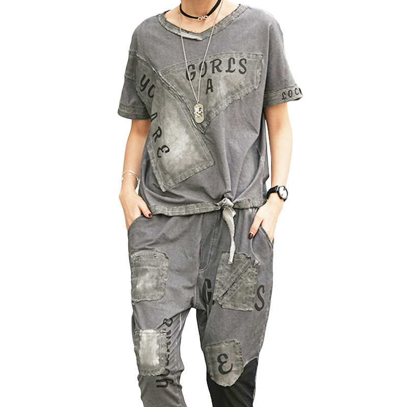 the Vintage Ladies'fitness Two Pieces Put Together Cultures Pants Festival Clothes 5tpp, Gray.
the Vintage Ladies'fitness Two Pieces Put Together Cultures Pants Festival Clothes 5tpp, Gray.
