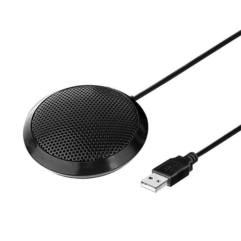 USB Conference Microphone 360 Degree Omnidirectional Condenser PC Microphones USB2.0 Plug 1.8 m for Video Meeting Gaming Chating
USB Conference Microphone 360 Degree Omnidirectional Condenser PC Microphones USB2.0 Plug 1.8 m for Video Meeting Gaming Chating