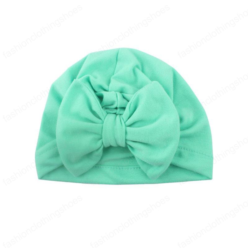 Newborn Baby Bow Hats 7 Design Solid Cap Baby Kids Caps Infant Girl Caps Boy Girls Hats 07