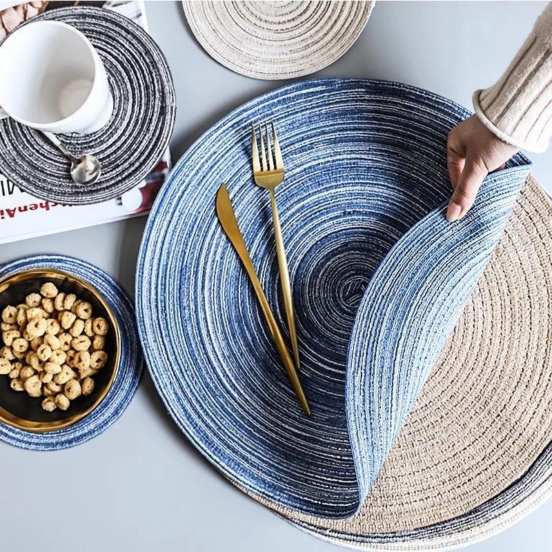Round Table Mat Table Placemats Heat-resistant Ramie Mat Kitchen Accessories Decoration Insulation Coffee Drink Round Coasters
Round Table Mat Table Placemats Heat-resistant Ramie Mat Kitchen Accessories Decoration Insulation Coffee Drink Round Coasters
