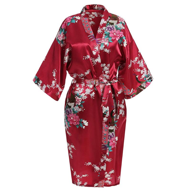 Women V-Neck Wedding Robe Sleepwear Kimono Bathrobe Gown Sexy Loose Casual Negligee Print Peacock Lounge Intimate Lingerie, Whiteb
Women V-Neck Wedding Robe Sleepwear Kimono Bathrobe Gown Sexy Loose Casual Negligee Print Peacock Lounge Intimate Lingerie, Whiteb