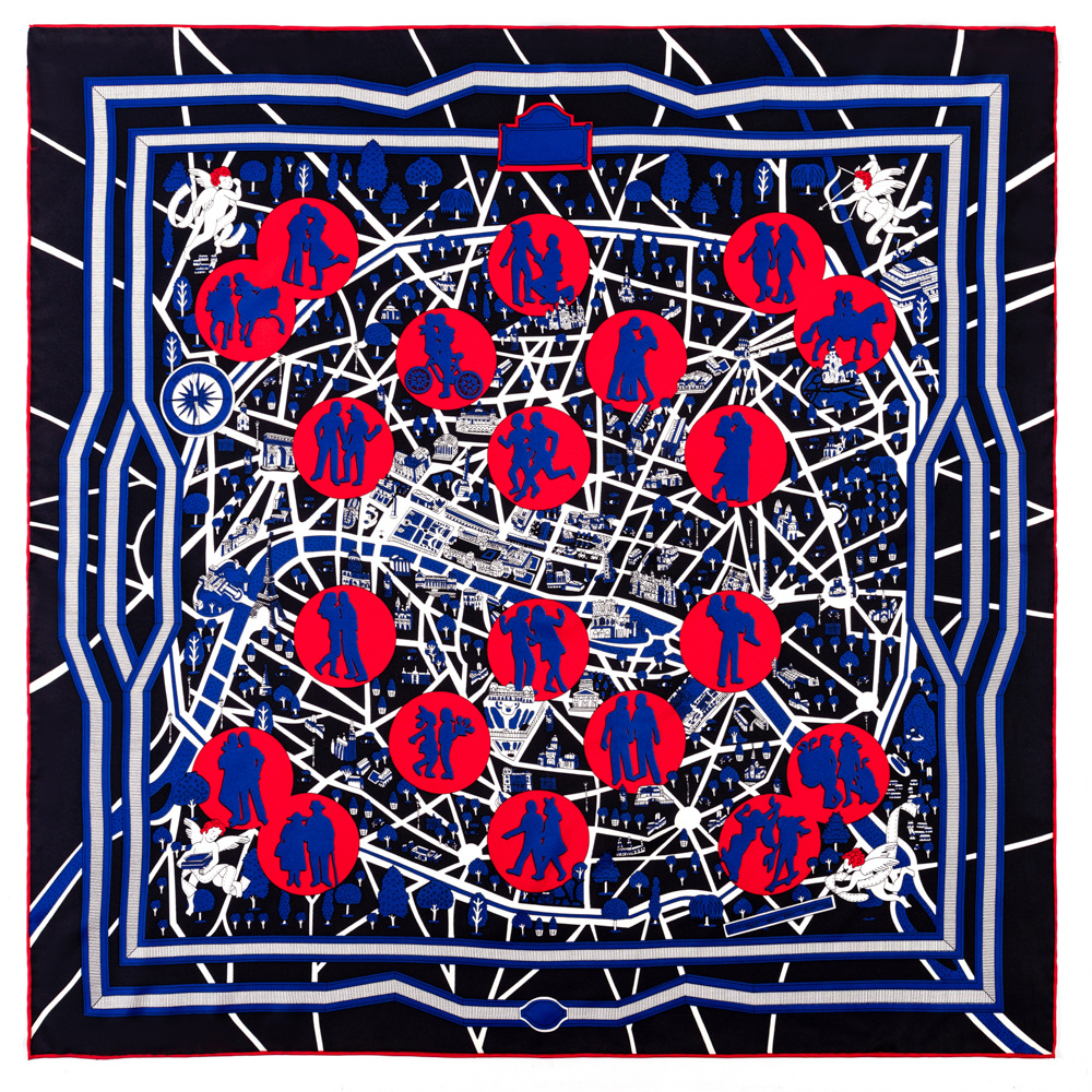 Double-Sided Hand Rolled Edge Satin Scarf Women Handmade Vintage Big Size Silk Print Head Scarf Hijab Shawl Foulard Scarves Wraps For Ladies