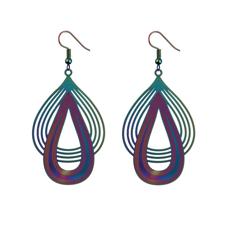 Dangle & Chandelier Wholesale Brand Gold Large Metallic Teardrop Earrings For Women Fashion Blue Colorful Geometric Jewelry JY4724
Dangle & Chandelier Wholesale Brand Gold Large Metallic Teardrop Earrings For Women Fashion Blue Colorful Geometric Jewelry JY4724