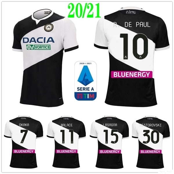 2020 New Udinese Calcio Soccer Jerseys OKAKA LASAGNA DE PAUL CRISTO WALACE NESTOROVSKI Custom Udinese Home Black 20 21 Football Shirt
2020 New Udinese Calcio Soccer Jerseys OKAKA LASAGNA DE PAUL CRISTO WALACE NESTOROVSKI Custom Udinese Home Black 20 21 Football Shirt