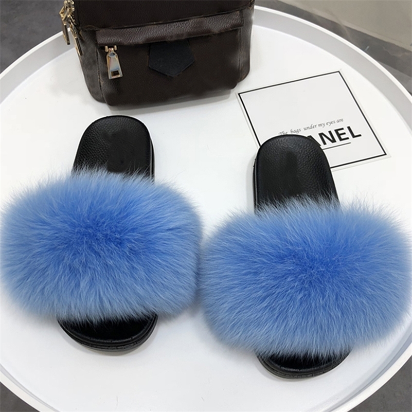 Real fox Fur Slippers Women Home Fluffy Sliders Comfort Furry Summer Flats Sweet Ladies Shoes Female Furry Indoor Flip Flops LJ200903, Black
Real fox Fur Slippers Women Home Fluffy Sliders Comfort Furry Summer Flats Sweet Ladies Shoes Female Furry Indoor Flip Flops LJ200903, Black