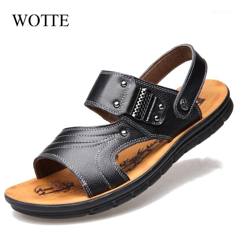 Sandals Men Open Toe Slip On Fashion sandalias hombre Men Slippers Roman Summer Beach Sandals Plus Size 38-48 Casual Shoes1, Brown
Sandals Men Open Toe Slip On Fashion sandalias hombre Men Slippers Roman Summer Beach Sandals Plus Size 38-48 Casual Shoes1, Brown