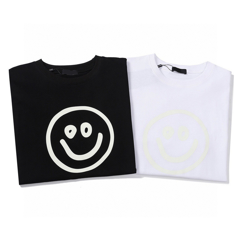 22ss Summer Europe Paris Smile Face Fluorescence Print T shirts Fashion Mens Short Sleeve Tshirt Women Clothes Casual Cotton Tee, White tee
22ss Summer Europe Paris Smile Face Fluorescence Print T shirts Fashion Mens Short Sleeve Tshirt Women Clothes Casual Cotton Tee, White tee