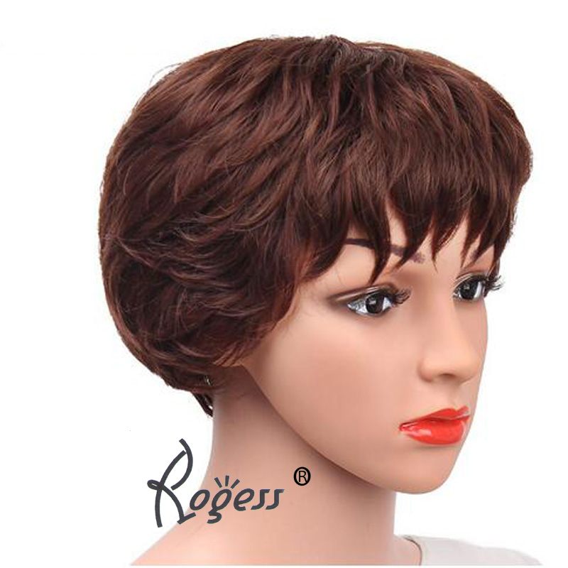 Fashion Short Straight Syntetic Women's Hair High temperature hair wig