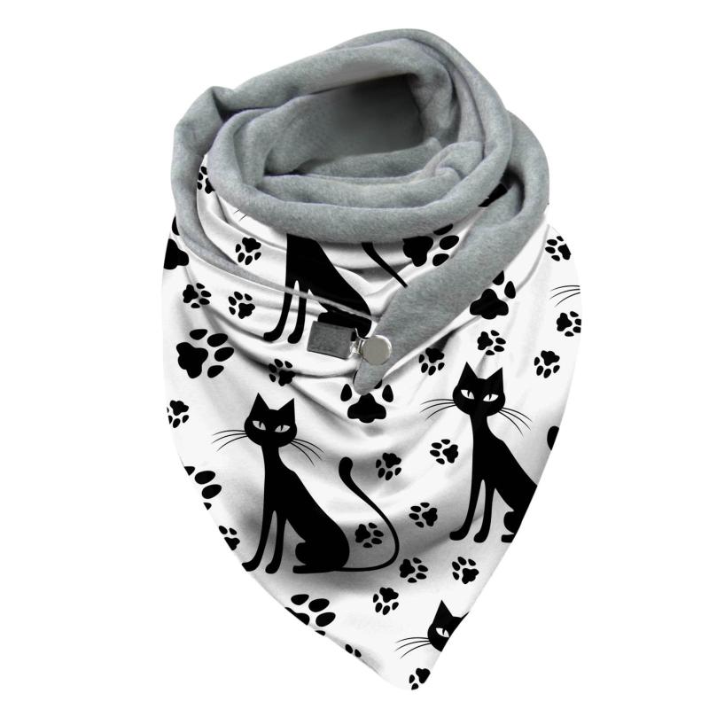 Warm Scarves Fashion 2020 Women Scarf Retro Cat Printing Multi-purpose Button Soft Neck Scarf Lady Shawls Casual #T2G
Warm Scarves Fashion 2020 Women Scarf Retro Cat Printing Multi-purpose Button Soft Neck Scarf Lady Shawls Casual #T2G