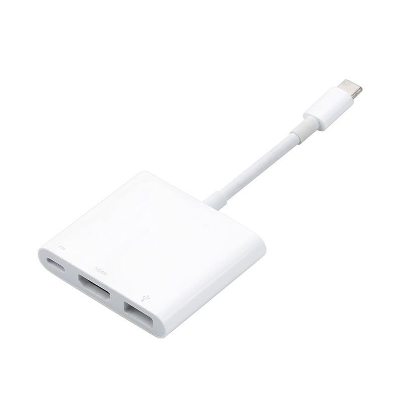 Computer Adapters Type-C USB 3.1 Hub USB-C To USB3.0 Type C Female Charger Adapter For New Macbook Dell XPS 13 Accessories