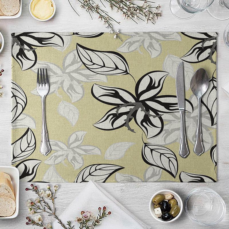 Floral Flower Table Mat Vintage Placement Plant Linen Insulation Western Mat Floral Rectangular Fabric Placemat Coffee Pad1
Floral Flower Table Mat Vintage Placement Plant Linen Insulation Western Mat Floral Rectangular Fabric Placemat Coffee Pad1