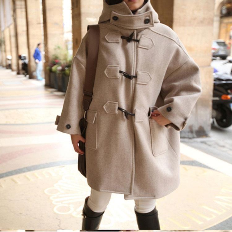 Solid Warm Long Wool Blend Ladies Coat Hooded Full Sleeve Women's Jacket Single Breasted Korean Womens Fashion Coat, Beige
Solid Warm Long Wool Blend Ladies Coat Hooded Full Sleeve Women's Jacket Single Breasted Korean Womens Fashion Coat, Beige