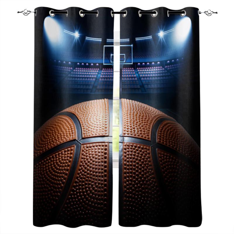 Basketball Arena Ball Blue Stadium Window Curtains Dark Living Room Bathroom Bedroom Fabric Drapes Kids Curtain Panels, As pic
Basketball Arena Ball Blue Stadium Window Curtains Dark Living Room Bathroom Bedroom Fabric Drapes Kids Curtain Panels, As pic