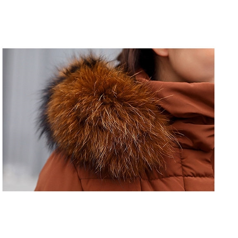 Women's Down Parkas Arrival Fashion Slim Women Winter Jacket Cotton Padded Warm Thicken Ladies Coat Long Coats Parka Womens Jackets L82804 201027