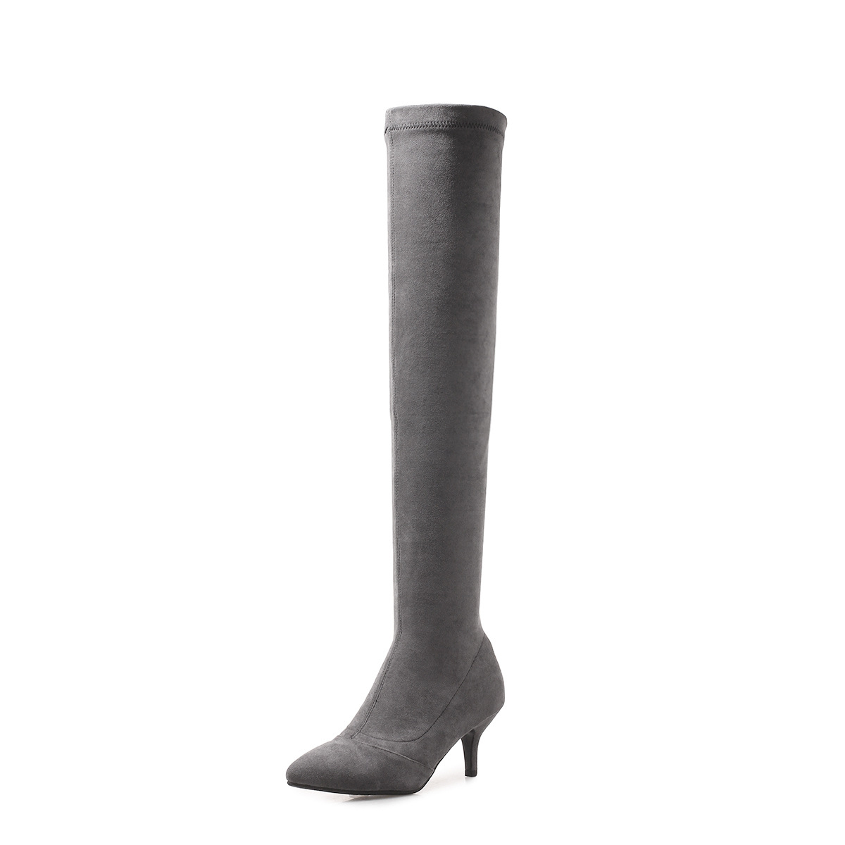 Autumn/winter 2020 new foreign trade wind fine with high heels suede 33-43 yards joker knee-high boots female 18105, Black
Autumn/winter 2020 new foreign trade wind fine with high heels suede 33-43 yards joker knee-high boots female 18105, Black