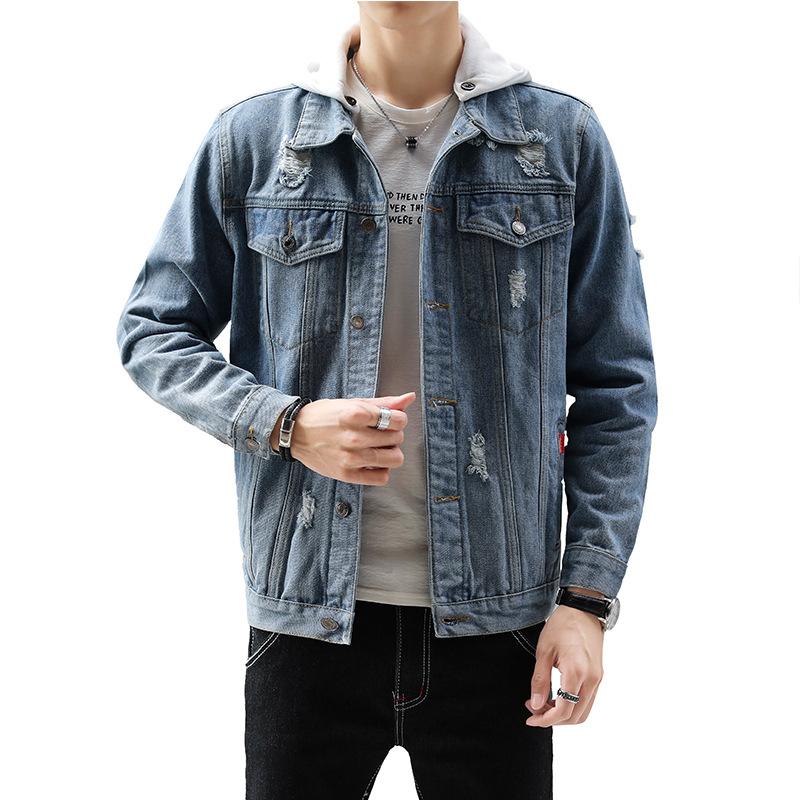 Chaqueta Vaquera Hombre Fashion Casaco Jeans Masculino Hole Slim Fit Solid Color Jean Jacket Men Multi-pocket Jaket Jeans Pria, Black
Chaqueta Vaquera Hombre Fashion Casaco Jeans Masculino Hole Slim Fit Solid Color Jean Jacket Men Multi-pocket Jaket Jeans Pria, Black