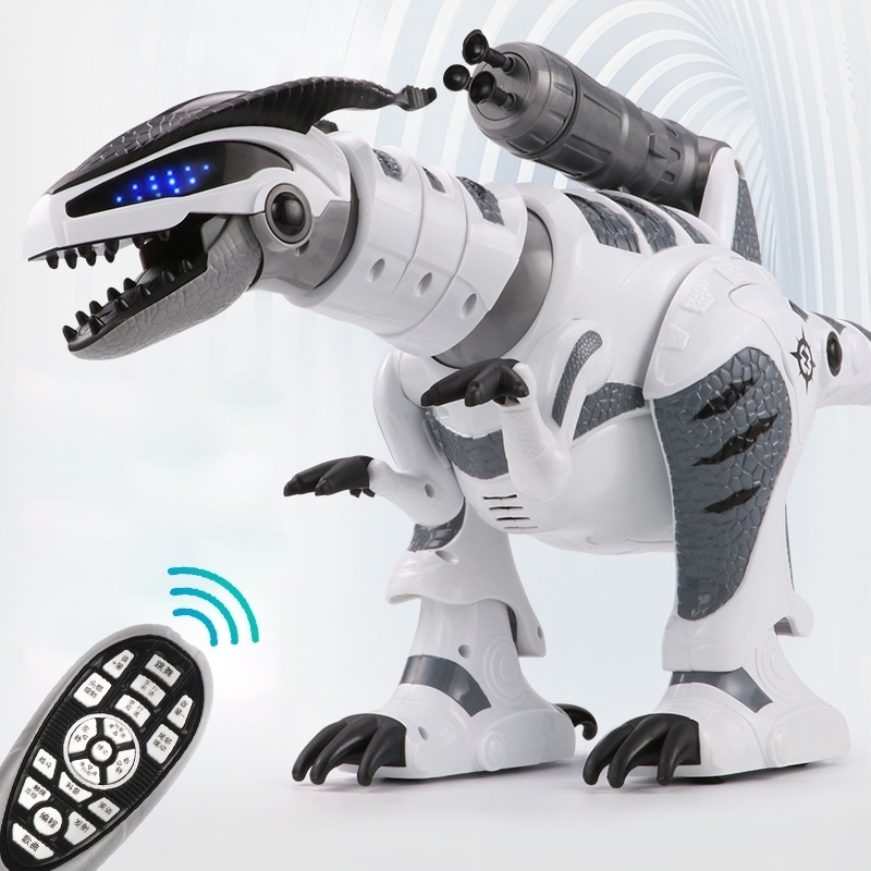 RC Dinosaur Tyrannosaurus Rex Animal Remote control Sounds Dinobot Electric Walking Animals Toy Music Light Spray kids toy 201210
RC Dinosaur Tyrannosaurus Rex Animal Remote control Sounds Dinobot Electric Walking Animals Toy Music Light Spray kids toy 201210