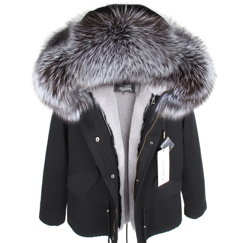 MMK real fur coat new fashion Real fox fur collar winter women's clothing Removable thickened jacket Short pike coat 201123, 32
MMK real fur coat new fashion Real fox fur collar winter women's clothing Removable thickened jacket Short pike coat 201123, 32