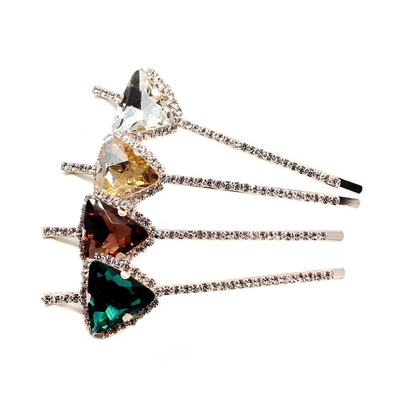 Hair Clips & Barrettes 1 Pair Trendy Luxury Jewelry Korean Diamante Geometry Triangle Crystal Rhinestone Barrette For Women Girls
Hair Clips & Barrettes 1 Pair Trendy Luxury Jewelry Korean Diamante Geometry Triangle Crystal Rhinestone Barrette For Women Girls