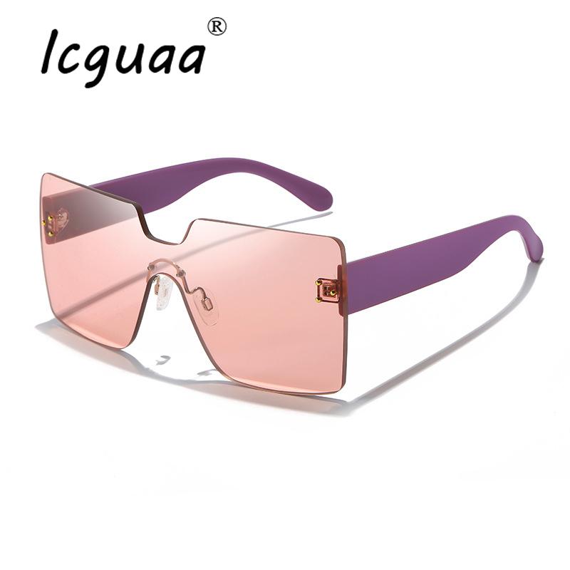 Vintage Oversized Sunglasses One Piece Frameless Eye Wear Women Brand Design Female Male Nail Sun Glasses Lunette De Soleil
Vintage Oversized Sunglasses One Piece Frameless Eye Wear Women Brand Design Female Male Nail Sun Glasses Lunette De Soleil