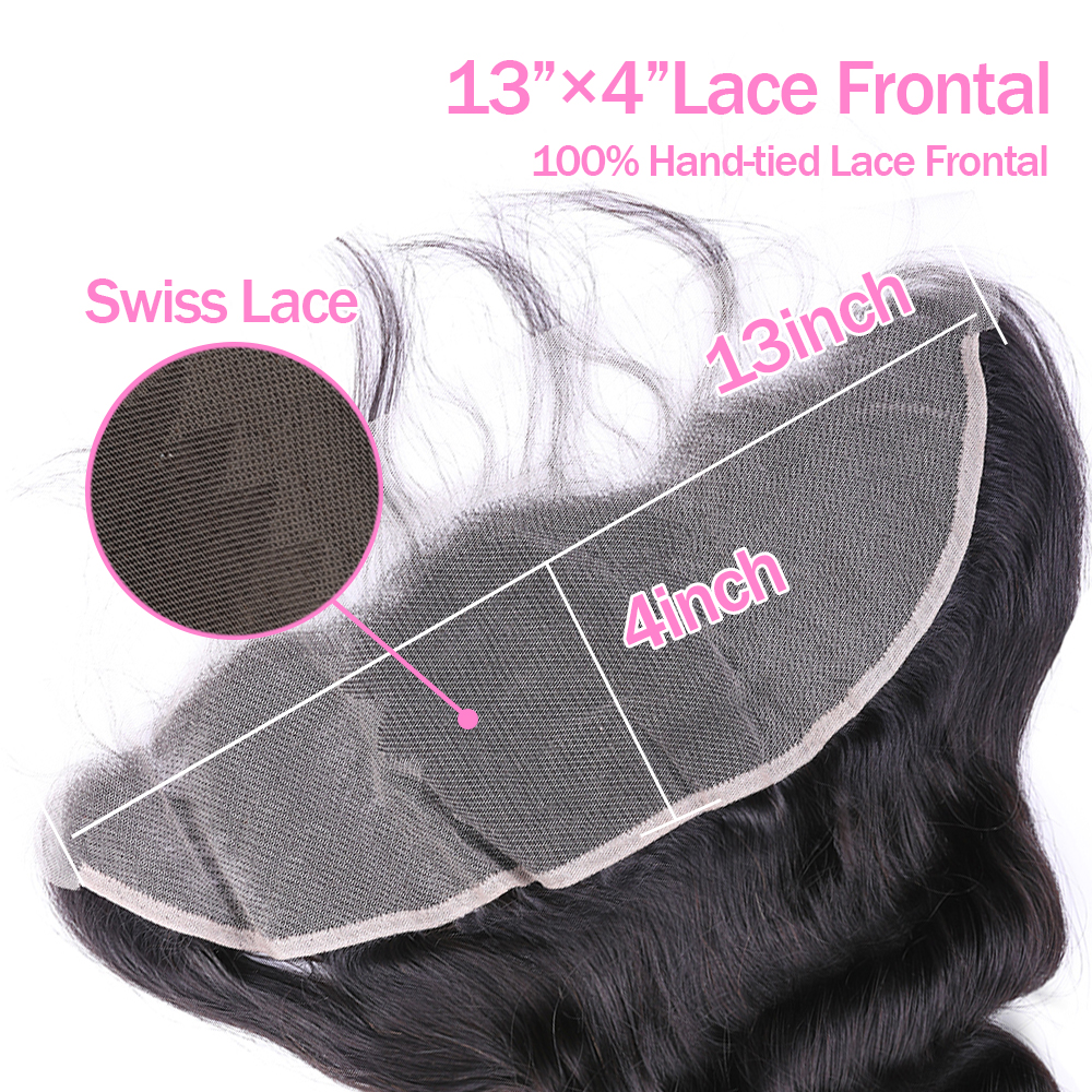 Free shipping Brazilian Loose Wave 13x4 To Ear Pre Plucked Lace Frontal Closure With Baby Remy Human Hair Free Part Top Frontals