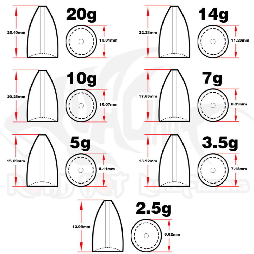 50pcs Jighead Fishing Weights Sinkers 3 5g 5g 7g 10g 14g 20g Metal Casting Weight Sea Connector Tackle Set264F