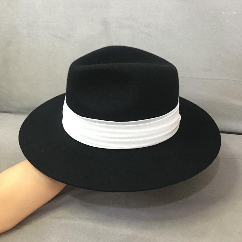 Stingy Brim Hats Restore Ancient Ways In Panama Cat England's Winter Wool Hat Flat Eaves Sir Fashion French Men And Women Fedoras1, Black
Stingy Brim Hats Restore Ancient Ways In Panama Cat England's Winter Wool Hat Flat Eaves Sir Fashion French Men And Women Fedoras1, Black