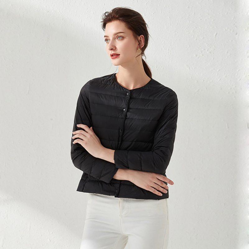 Autumn Women Jacket Short Casual Down Jackets Plus Down Ultra Light Warm Jackets Winter Slim Coat Female Windbreaker Tops 201012