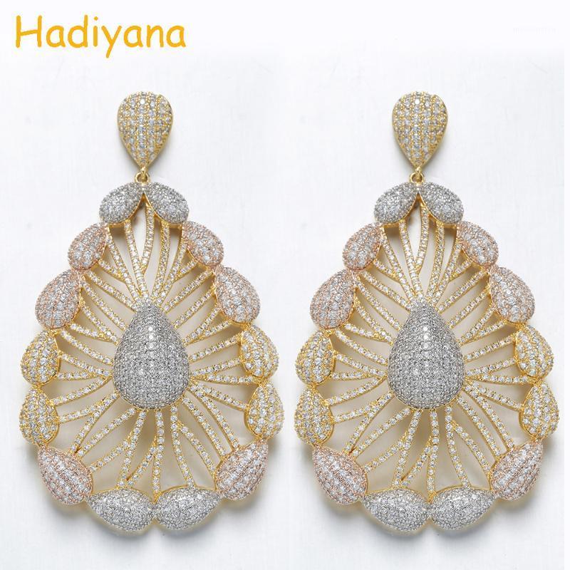 Hadiyana Bling Cubic Zirconia Copper Luxury Party Earrings Women Engagement Bridal Fashion Earring Jewelry Accessories EH9241
Hadiyana Bling Cubic Zirconia Copper Luxury Party Earrings Women Engagement Bridal Fashion Earring Jewelry Accessories EH9241