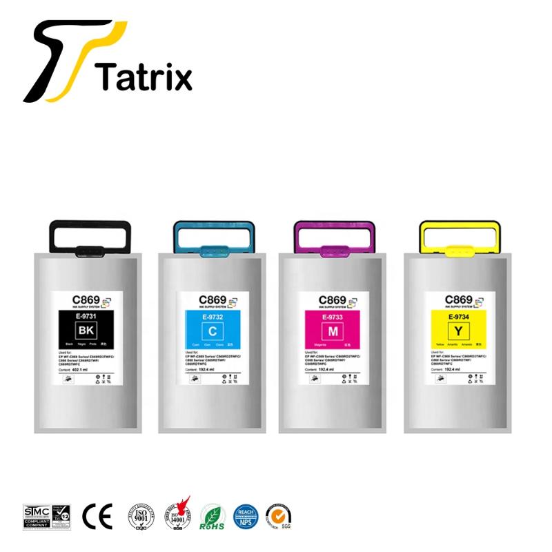 Tatrix T9731 T9732 T9733 T9734 Color Compatible Ink Cartridge Bag for WF-C 860 Series WF-C 869 Series
Tatrix T9731 T9732 T9733 T9734 Color Compatible Ink Cartridge Bag for WF-C 860 Series WF-C 869 Series