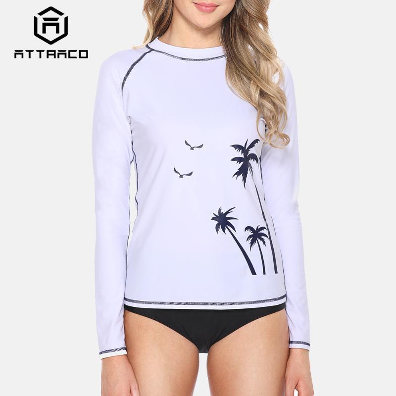 Attraco Women Swimsuit Long Sleeve Rashguard Swimwear Surfing Top Swimsuit Running Shirt Hiking Shirts Rash Guard UPF50+1
Attraco Women Swimsuit Long Sleeve Rashguard Swimwear Surfing Top Swimsuit Running Shirt Hiking Shirts Rash Guard UPF50+1