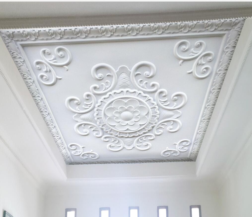 White plaster line 3d three-dimensional relief European-style ceiling 3d ceiling murals wallpaper
White plaster line 3d three-dimensional relief European-style ceiling 3d ceiling murals wallpaper