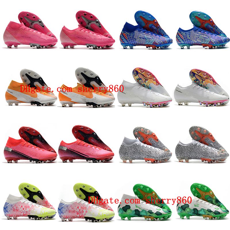 2021 soccer shoes original cleats Mercurial Superfly 7 Elite SE AG de futbol high Low CR7 neymar ronaldo mens football boots
2021 soccer shoes original cleats Mercurial Superfly 7 Elite SE AG de futbol high Low CR7 neymar ronaldo mens football boots