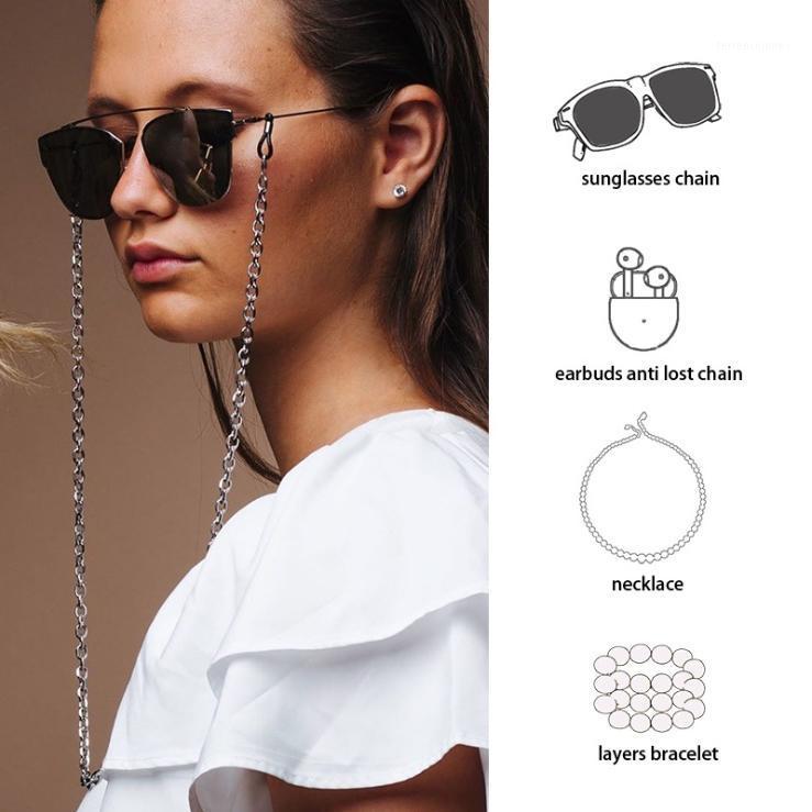Sunglasses Frames INS Style Stainless Steel Glasses Chain Women Accessories Multifunction Anti-Lost Headset Mask Lanyard Hold Straps1
Sunglasses Frames INS Style Stainless Steel Glasses Chain Women Accessories Multifunction Anti-Lost Headset Mask Lanyard Hold Straps1