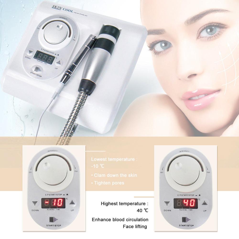 Cool Hot Electroporation No Needle Mesotherapy Skin Face Lifting Slimming Whiten Machine Multipolar RF+Electroporation