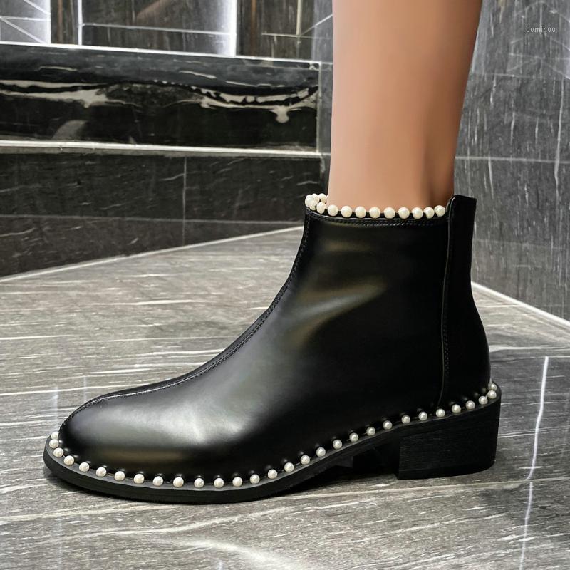 Autumn/winter collection Genuine leather beads Women boots ankle Short boots wedding Female Women shoes cowhide1, Black
Autumn/winter collection Genuine leather beads Women boots ankle Short boots wedding Female Women shoes cowhide1, Black