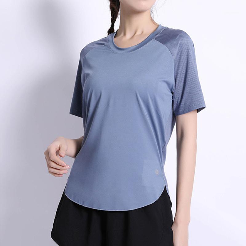 BINAND Loose Yoga Top Women Mesh Sports T-shirt Round Collar Gym Shirt Fitness Top Running T-shirt Quick Dry Sport Short Sleeve1, Blue
BINAND Loose Yoga Top Women Mesh Sports T-shirt Round Collar Gym Shirt Fitness Top Running T-shirt Quick Dry Sport Short Sleeve1, Blue