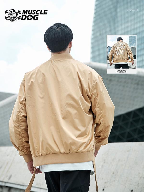 Muscle Dog Fashion Brand New Loose Short Sports Leisure Fitness Pilot Jacket For Men On Both Sides1, Beige
Muscle Dog Fashion Brand New Loose Short Sports Leisure Fitness Pilot Jacket For Men On Both Sides1, Beige