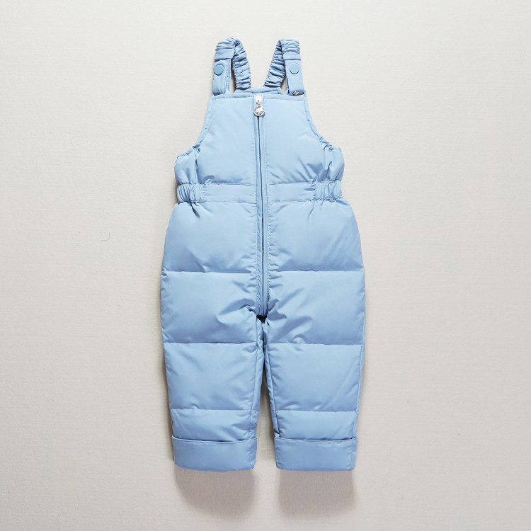 Winter Children's Suit Down Jacket Two-piece Boy and Girl Down Jacket Bib -30 Winter Outing Ski Suit Thickened Down Jacket LJ201130