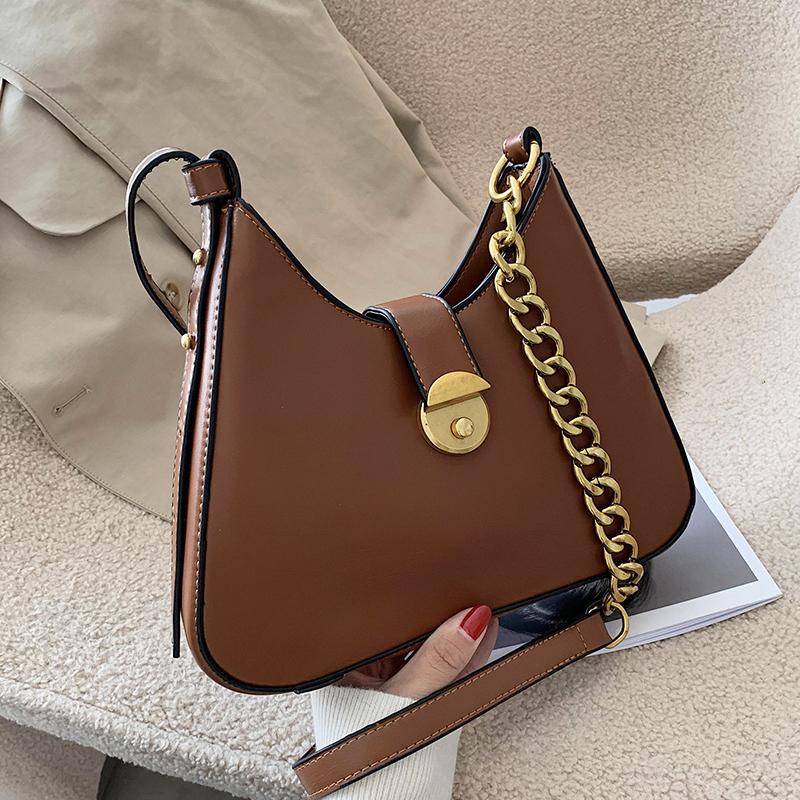 Vintage Women Shoulder Bag PU Leather Small Bucket Bag Solid Color Ladies Handbag Chain Strap Sac Femme Crossbody Messenger, Black
Vintage Women Shoulder Bag PU Leather Small Bucket Bag Solid Color Ladies Handbag Chain Strap Sac Femme Crossbody Messenger, Black