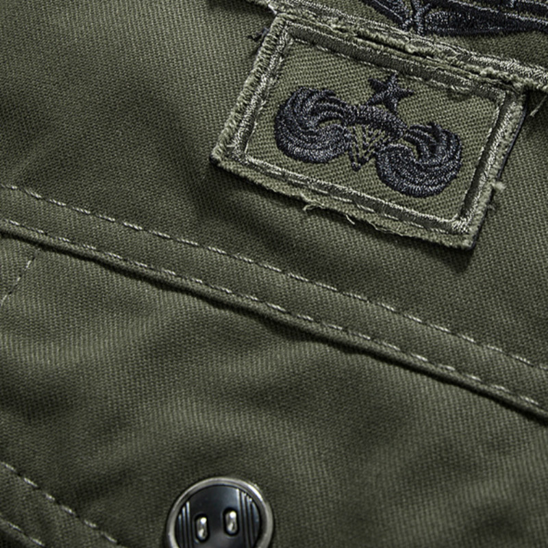 AKSAR Plus Size Men Spring Autumn Cotton Military Jacket Coat Army Men's Bomber Pilot Jackets Mens Cargo Lightweight Jacket 201127